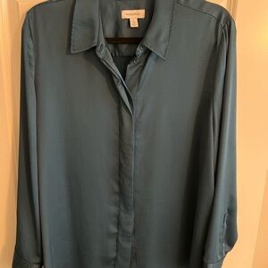 Nordstrom Teal Collared Shirt
